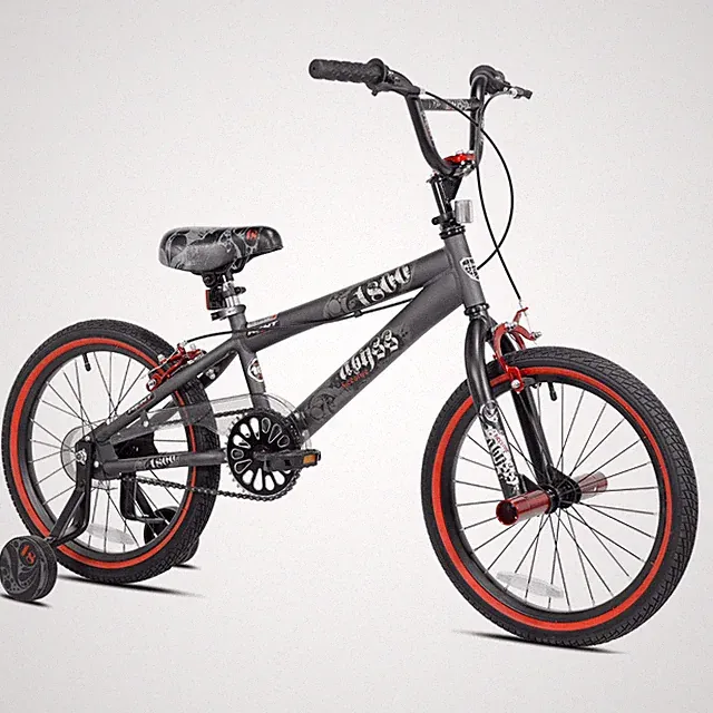 18" kent bicycle abyss boy's freestyle bmx child bicycle, blue