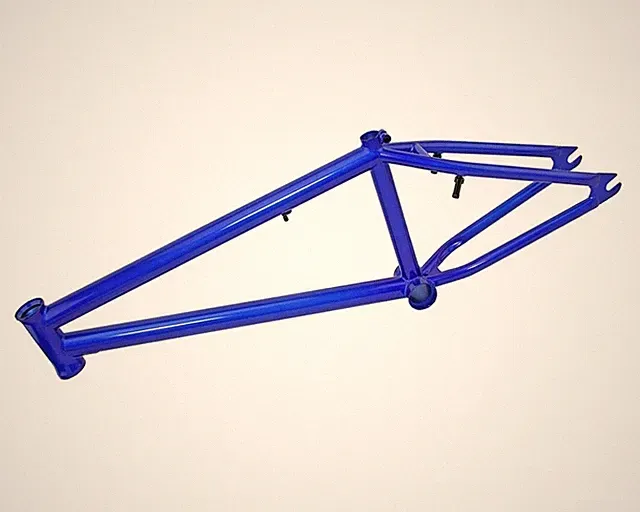 20” Freestyle BMX Chromoly Frame Blue Finish – Lightweight PRO BMX.