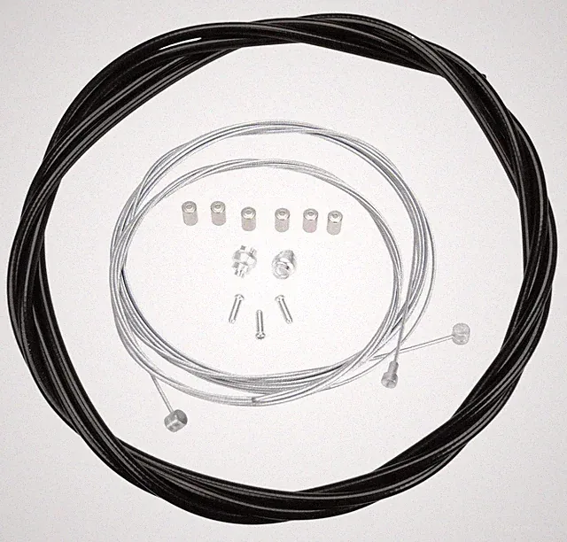 ACS Rotor Freestyle Bicycle Brake Cable Kit for BMX/MTB - BLACK