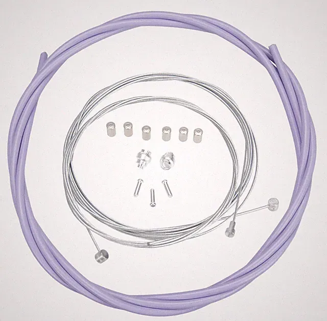 ACS Rotor Freestyle Bicycle Brake Cable Kit for BMX/MTB - LAVENDER