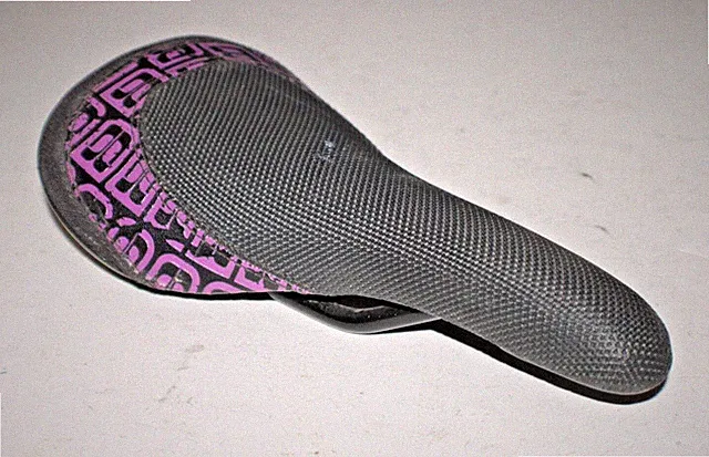 Active Kids Bike Saddle 235/125mm Black Pink Urban BMX Freestyle USA Shipping