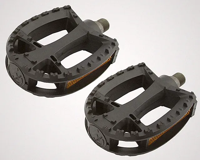 ALTALINE BICYCLE M.T.B PEDALS 777 BLACK COMPATIBLE 9/16 CRANK.