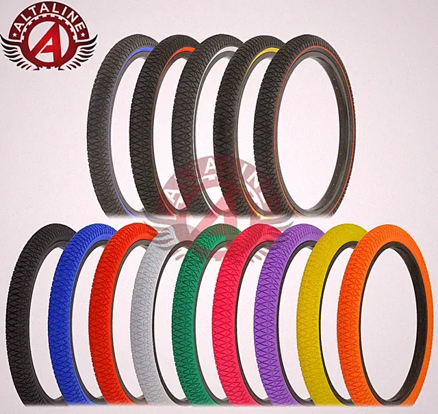 AltaLine BMX BICYCLE FREESTYLE X-PERFORMER TIRE 20" x 1.95" MULTIPLE COLORS.