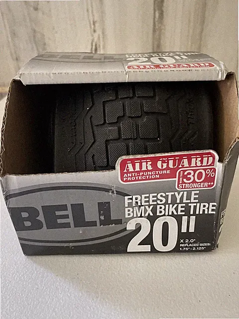 Bell Freestyle BMX Bike Tire 20” X 2.0" Anti Puncture Protection Air Guard