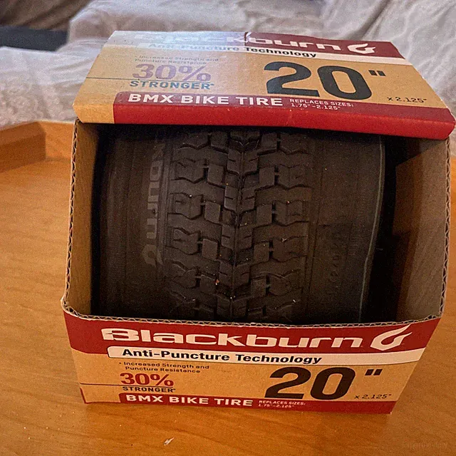 Blackburn Freestyle BMX 20" X 2.10 Bike Tire Fits 1.75" - 2.125" Anti Puncture