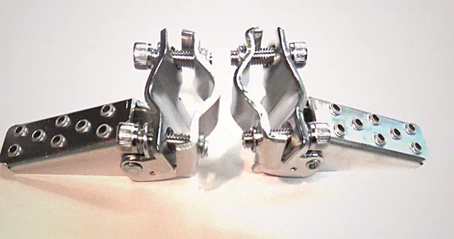 BMX Fork Folding Standers NOS Chrome Freestyle Pegs Old School