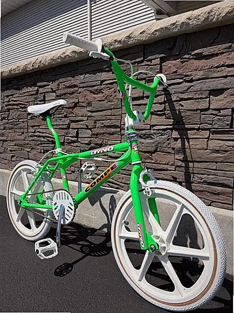 Dyno BMX Freestyle Bike GT Detour Air Slammer Old School Green Zone Compe