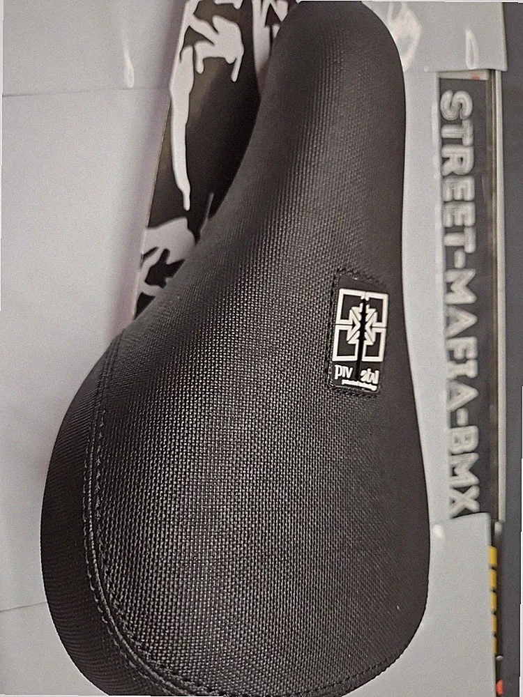 FIT Bar Stool FAT Pivotal BMX BIKE SEAT Black Vinyl GT SE S&M KINK DK FBM new