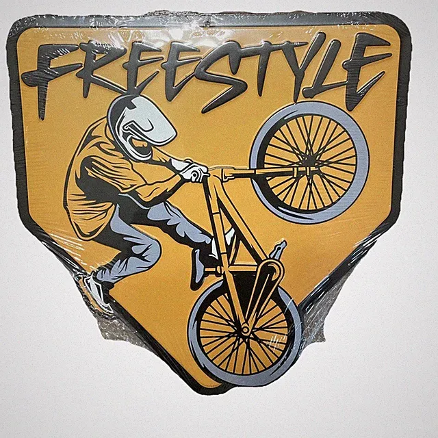 Freestyle BMX Bike Sign Haro Mongoose Diamond Back Redline Robinson Metal Sign