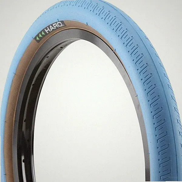 Haro BMX Tires,BLUE HPF 20 X 2.0 Oldschool GT BMX SE NEW