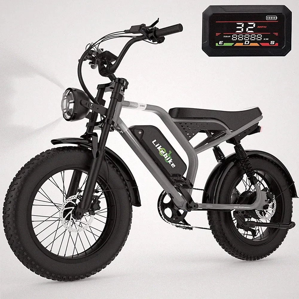 Likebike Electric Bikes for Adults 2000W Electric Bicycle 36MPH 20" Fat Tire