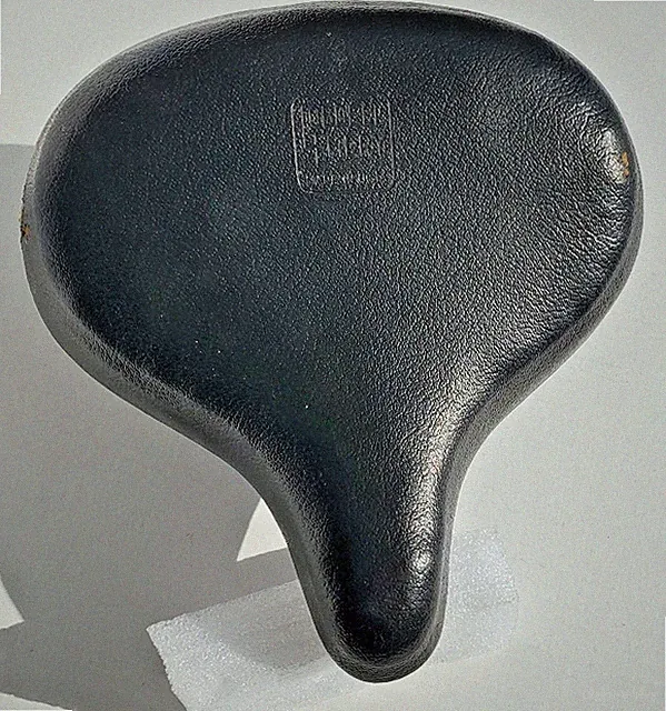 Lobdell Emery Leather Prewar Bicycle Saddle Seat Schwinn Shelby Monarch Elgin