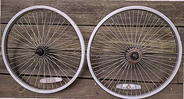 Lot 2 Vtg BMX GT Mohawk Spoke 20x1.75 Freestyle Wheels Racing Rims Bike Bicycles