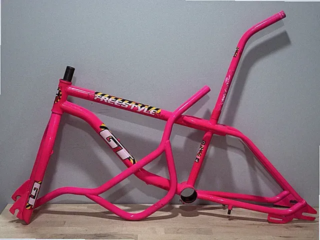 OLDSCHOOL 11/89 FS GT PRO FREESTYLE TOUR FRAMESET DAY GLO PINK DYNO PERFORMER