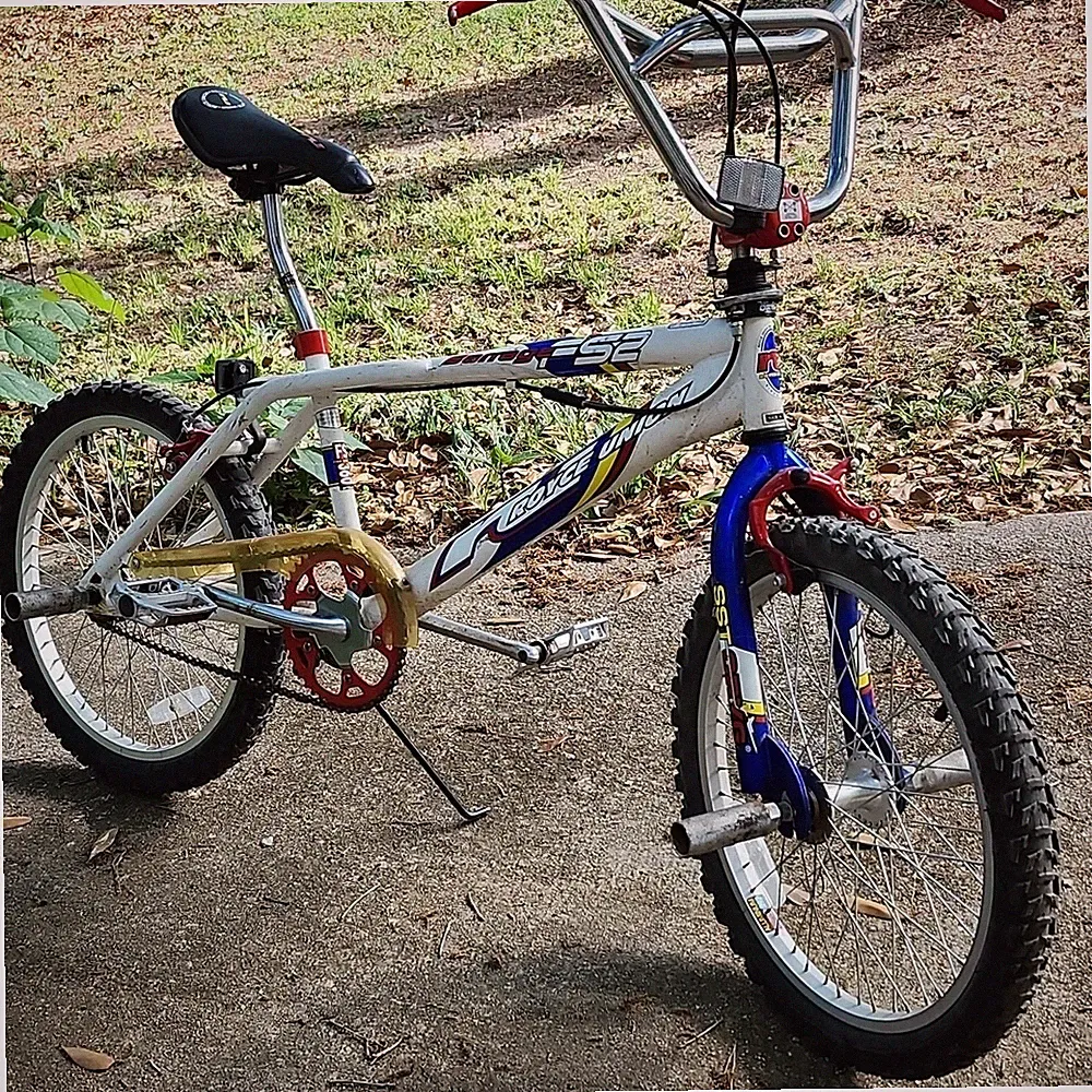 Royce Union FS2 Freestyle BMX Bike 20" White Blue Red Yellow Chromoly Steel