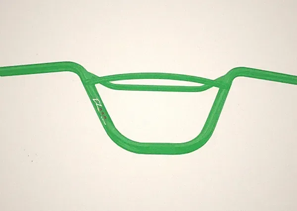 Skyway BMX Handlebar, OLDSCHOOL GT BMX SE EZ PRO GREEN 88 RETRO BAR LIMITED NEW