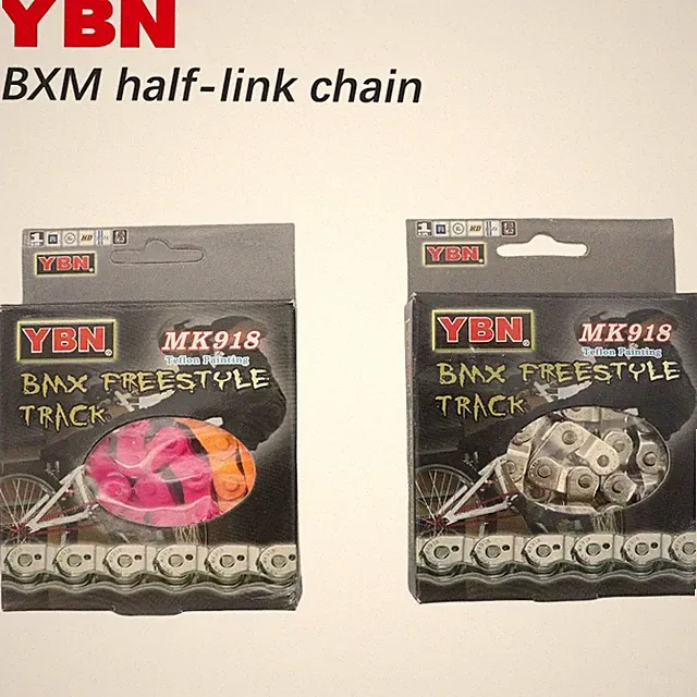 YBN BMX Chain Single Speed Half-Link MK918 Freestyle Track Bike Fixed Gear Fixie